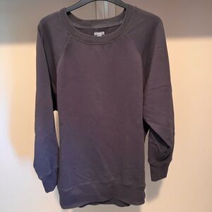 Aerie Women’s Charcoal Gray Oversized Sweatshirt